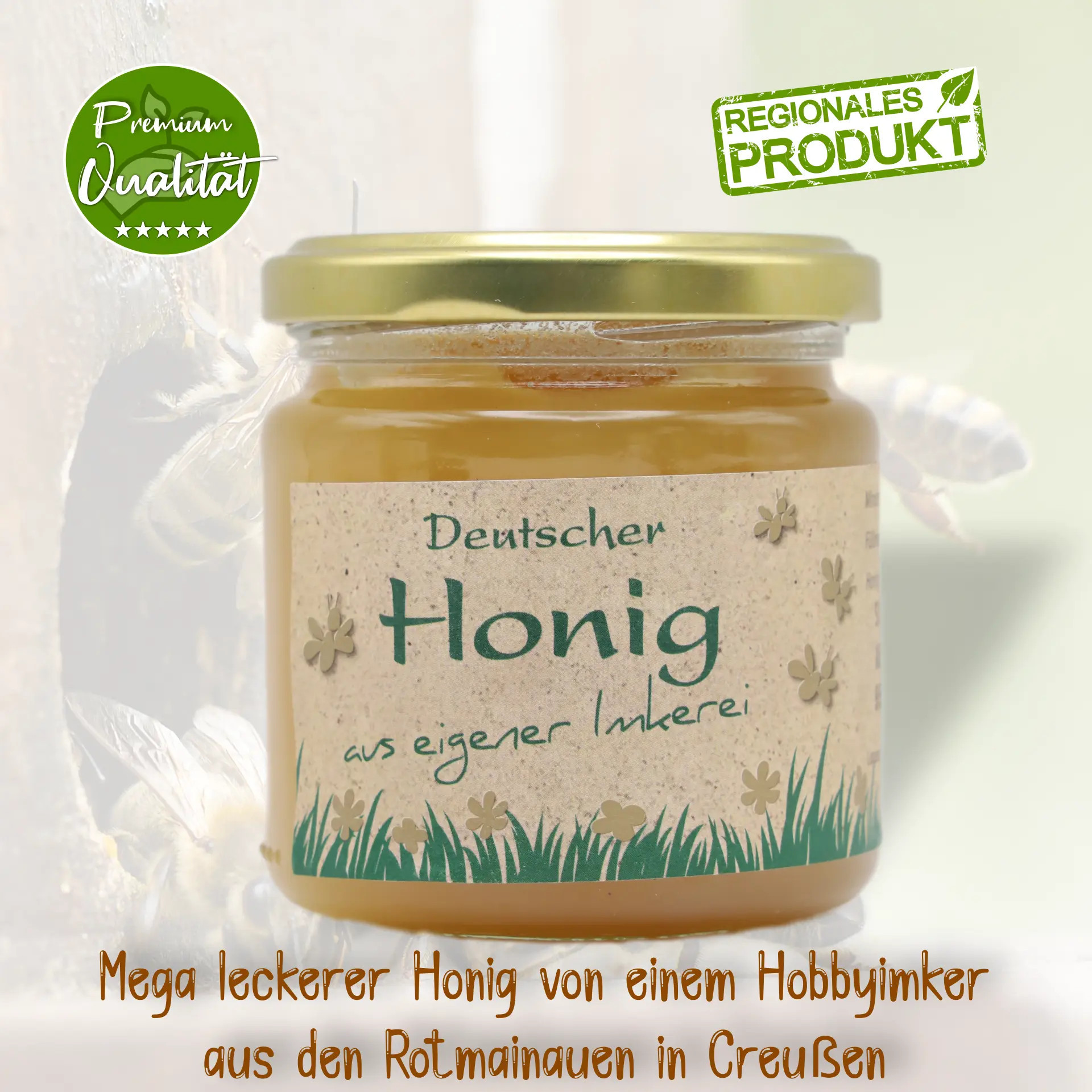 Leckerer Honig aus Creußen - von Ölmühle Bayreuth Leckerer Honig aus Creußen - von Ölmühle Bayreuth