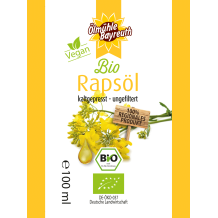 Bio Rapsöl kaltgepresst | Ölmühle Bayreuth